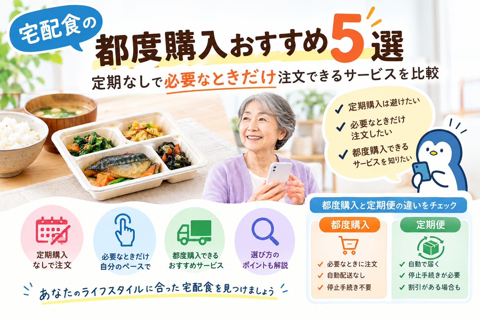 宅配食 都度購入 おすすめ